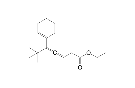 Ethyl 5-(1'-cyclohexenyl)-6,6-dimethyl-3,4-heptadienoate