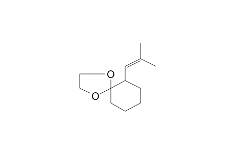 Cyclohexane, 1,1-ethylenedioxy-2-(2-methyl-1-propenyl)-