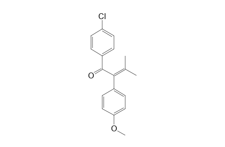 1-(4-Chlorophenyl)-2-(4-methoxyphenyl)-3-methylbut-2-en-1-one