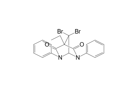 7,7-Dibromo-4-ethyl-2,6-diphenyl-2,6-diazabicyclo[2.2.1]heptane-3,5-dione