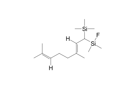 trans-3,7-dimethyl-1-(dimethylfluorosilyl)-1-(trimethylsilyl)-2,6-octadiene