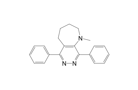2,3,4,5-TETRAHYDRO-1-METHYL-6,9-DIPHENYL-PYRIDAZINO-[4.5-B]-AZEPINE