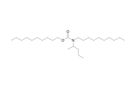 Carbonic acid, monoamide, N-(2-pentyl)-N-decyl-, decyl ester