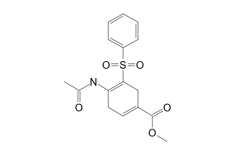 METHYL-4-ACETAMIDO-5-PHENYLSULFONYLCYCLOHEXA-1,4-DIENECARBOXYLATE