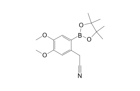 2-(4,5-Dimethoxy-2-(4,4,5,5-tetramethyl-1,3,2-dioxaborolan-2-yl)phenyl)acetonitrile