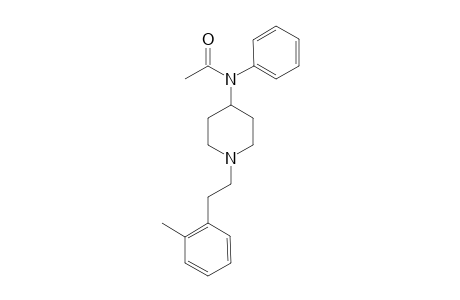 N-[1-[2-(2-methylphenyl)ethyl]piperidin-4-yl]-N-phenyl-ethanamide