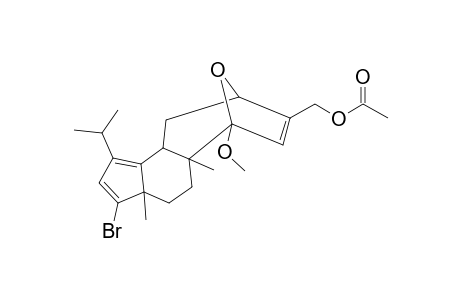 15-ACETOXY-1-BROMO-1,2-DIDEHYDRO-14-METHOXY-CYATHIN-A3