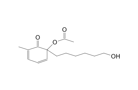 acetic acid [1-(6-hydroxyhexyl)-6-keto-5-methyl-1-cyclohexa-2,4-dienyl] ester