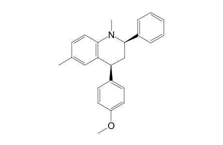 (2R,4S)-4-(4-methoxyphenyl)-1,6-dimethyl-2-phenyl-1,2,3,4-tetrahydroquinoline