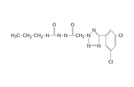 1-{[5-(3,5-dichlorophenyl)-2H-tetrazol-2-yl]acetyl}-4-propylsemicarbazide