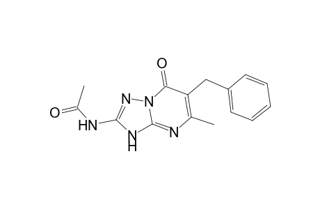 N-(6-benzyl-5-methyl-7-oxo-3,7-dihydro[1,2,4]triazolo[1,5-a]pyrimidin-2-yl)acetamide