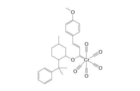 Pentacarbonyl{ 3-(4'-methoxyphenyl)-1-[8'-phenylmenthyloxy]-2-propenylidene}chromium ( 0 )