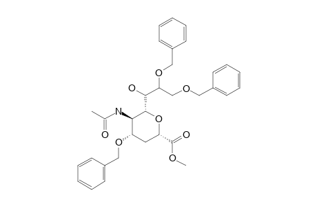 METHYL-5-ACETAMIDO-2,6-ANHYDRO-4,8,9-TRI-O-BENZYL-3,5-DIDEOXY-D-ERYTHRO-L-GLUCO-NONONAT