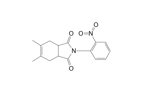 5,6-Dimethyl-2-(2-nitro-phenyl)-3a,4,7,7a-tetrahydro-isoindole-1,3-dione