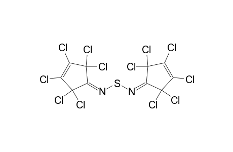 BIS-(HEXACHLORO-3-CYCLOPENTENYLIDENAMINO)-SULFIDE