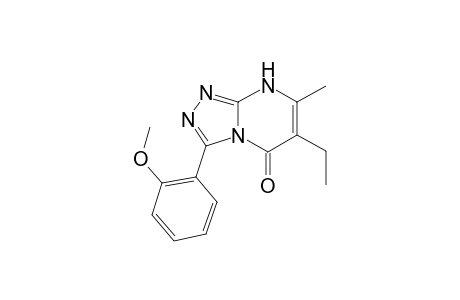 6-Ethyl-3-(2-methoxyphenyl)-7-methyl-1H-[1,2,4]triazolo[4,3-a]pyrimidin-5-one