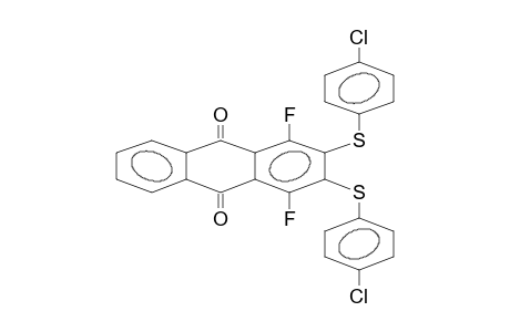 1,4-DIFLUORO-2,3-BIS(PARA-CHLOROPHENYLTHIO)-9,10-ANTHRAQUINONE