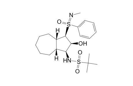 N-[(1S,2S,3R,3aS,6aR)-2-Hydroxy-3-{(S)-N-methylphenylsulfonimidoyl}decahydroazulen-1-yl]-2-methylpropane-2-sulfonamide