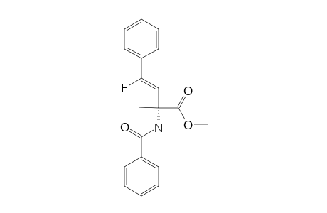 (+/-)-(3Z)-METHYL-N-BENZOYL-4-FLUORO-2-METHYL-3,4-DEHYDRO-HOMOPHENYLALANINATE