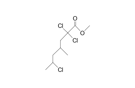 2,2,6-Trichloro-4-methyl-heptanoic acid, methyl ester