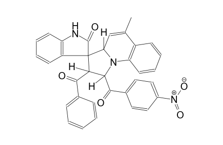 (1'S,2'S,3R,3a'R)-2'-benzoyl-5'-methyl-1'-(4-nitrobenzoyl)-2',3a'-dihydro-1'H-spiro[indoline-3,3'-pyrrolo[1,2-a]quinolin]-2-one