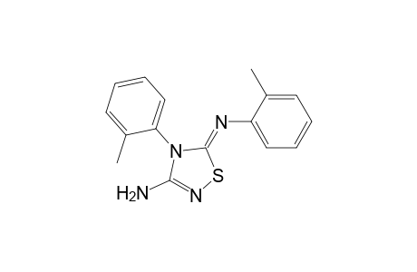 1,2,4-Thiadiazol-3-amine, 4,5-dihydro-4-(2-methylphenyl)-5-[(2-methylphenyl)imino]-