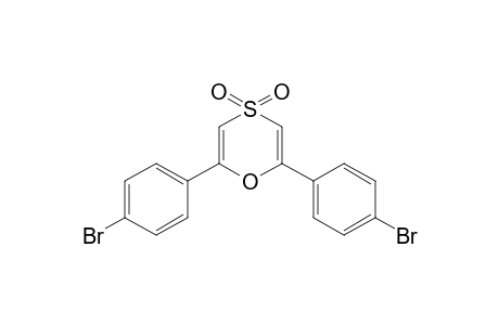 2,6-bis(p-bromophenyl)-1,4-oxathiin, 4,4-dioxide
