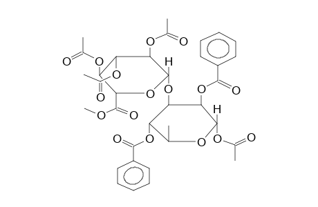 1-O-ACETYL-2,4-DI-O-BENZOYL-3-O-[METHYL-(2,3,4-TRI-O-ACETYL-BETA-D-GLUCOPYRANOSYL)URONATE]-ALPHA-L-RHAMNOPYRANOSIDE