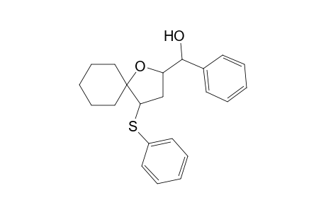 (1RS,2RS,4RS)-1-Phenyl(4-phenylsulfanyl-1-oxaspiro[4.5]dec-2-yl)methanol