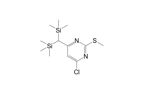 4-(Bis(trimethylsilyl)methyl)-6-chloro-2-(methylthio)pyrimidine