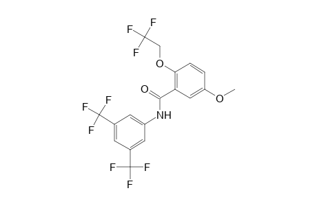 alpha,alpha,alpha,alpha',alpha',alpha'-hexafluoroethoxy)-3',5'-benzoxylidide