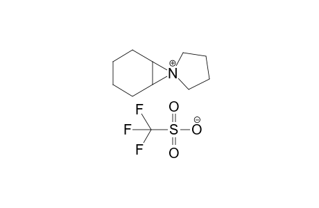 1,1-Pyrrolidinyl-2,3-cyclohexylaziridinium trifluoromethanesulfonate