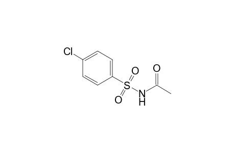 N-[(p-chlorophenyl)sulfonyl]acetamide