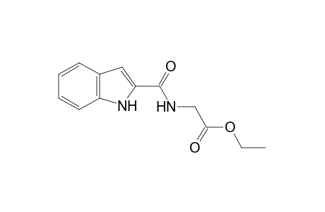 N-[(indol-2-yl)carbonyl]glycine, ethyl ester