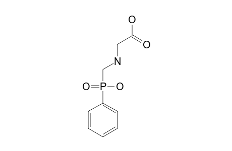 2-[(hydroxy-phenylphosphoryl)methylamino]acetic acid