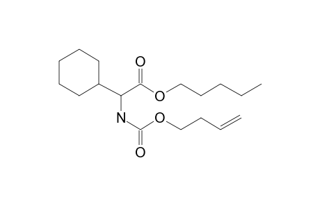 Glycine, 2-cyclohexyl-N-(but-3-en-1-yl)oxycarbonyl-, pentyl ester