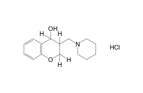 3-(piperidinomethyl)-4-chromanol, hydrochloride