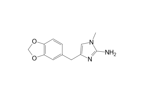 [4-(1,3-benzodioxol-5-ylmethyl)-1-methyl-imidazol-2-yl]amine