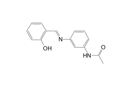 N-(3-([(E)-(2-Hydroxyphenyl)methylidene]amino)phenyl)acetamide