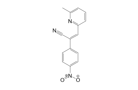 Benzeneacetonitrile, .alpha.-[(6-methyl-2-pyridinyl)methylene]-4-nitro-