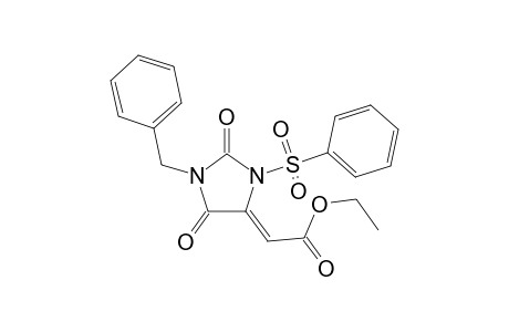 Ethyl (Z)-(1-Benzyl-2,5-dioxo-3-(phenylsulfonyl)imidazolidin-4-ylidene)acetate