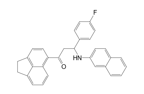 1-(5-Acenaphthenyl)-3-(p-fluorophenyl)-3-(2-naphthylamino)propan-1-one