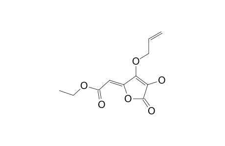 4-ALLYLOXY-5-[Z-(ETHOXYCARBONYLMETHYLIDENE)]-3-HYDROXY-2-FURANONE