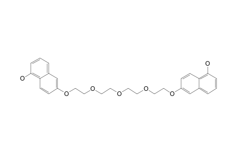 6-[2-[2-[2-[2-(5-Hydroxy-2-naphthoxy)ethoxy]ethoxy]ethoxy]ethoxy]-1-naphthol