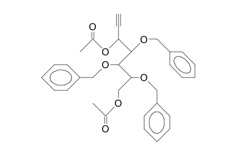 3,7-Di-O-acetyl-4,5,6-tri-O-benzyl-1,1,2,2-tetradehydro-1,2-dideoxy-D-ido-heptitol