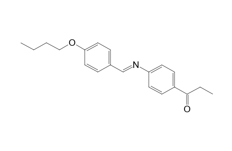 4'-[(p-butoxybenzylidene)amino]propiophenone