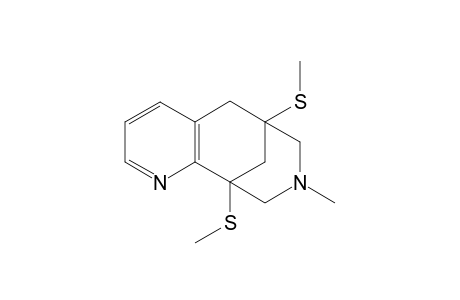 8-METHYL-6,10-DI-(METHYLSULFANYL)-6,5,7,8,9,10-HEXAHYDRO-6,10-METHANO-PYRIDO-[2,3-D]-AZOCINE