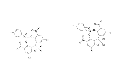 6-(4-METHYLPHENOXY)-2,10-DICHLORO-4,8-DINITRO-12-TRICHLOROMETHYL-12H-DIBENZO-[D,G]-[1,3,2]-DIOXAPHOSPHOCIN-6-OXIDE