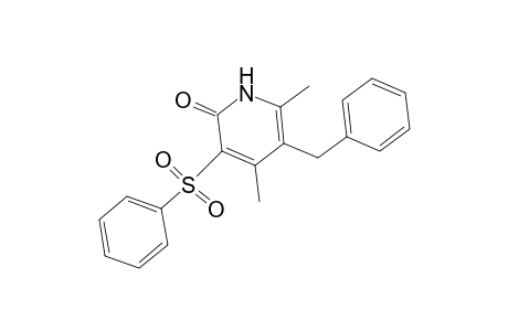 5-BENZYL-4,6-DIMETHYL-3-PHENYLSULFONYL-2(1H)-PYRIDONE