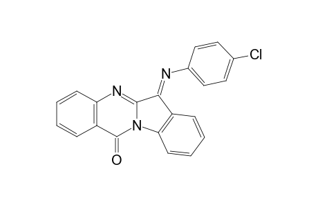 6-(4-Chlorophenylimino)-6H-indolo[2,1-b]quinazolin-12-one